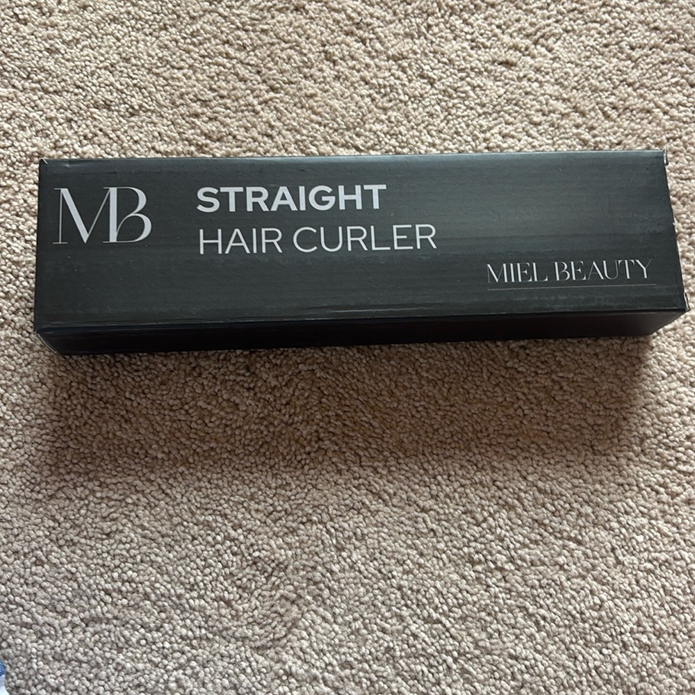 Miel Beauty Hair Temp controlled straightener, MSRP $150 Lavender brand new